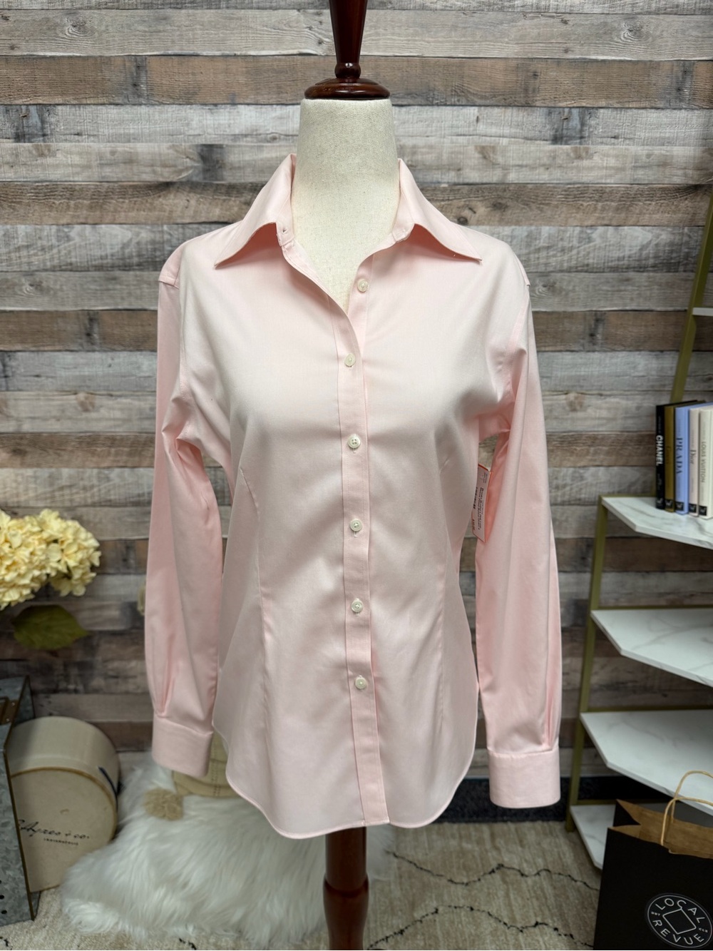 Brooks Brothers Pink Long Sleeve Fitted Button Down 4